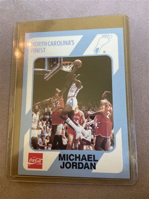 michael jordan north carolina's finest coca-cola card value